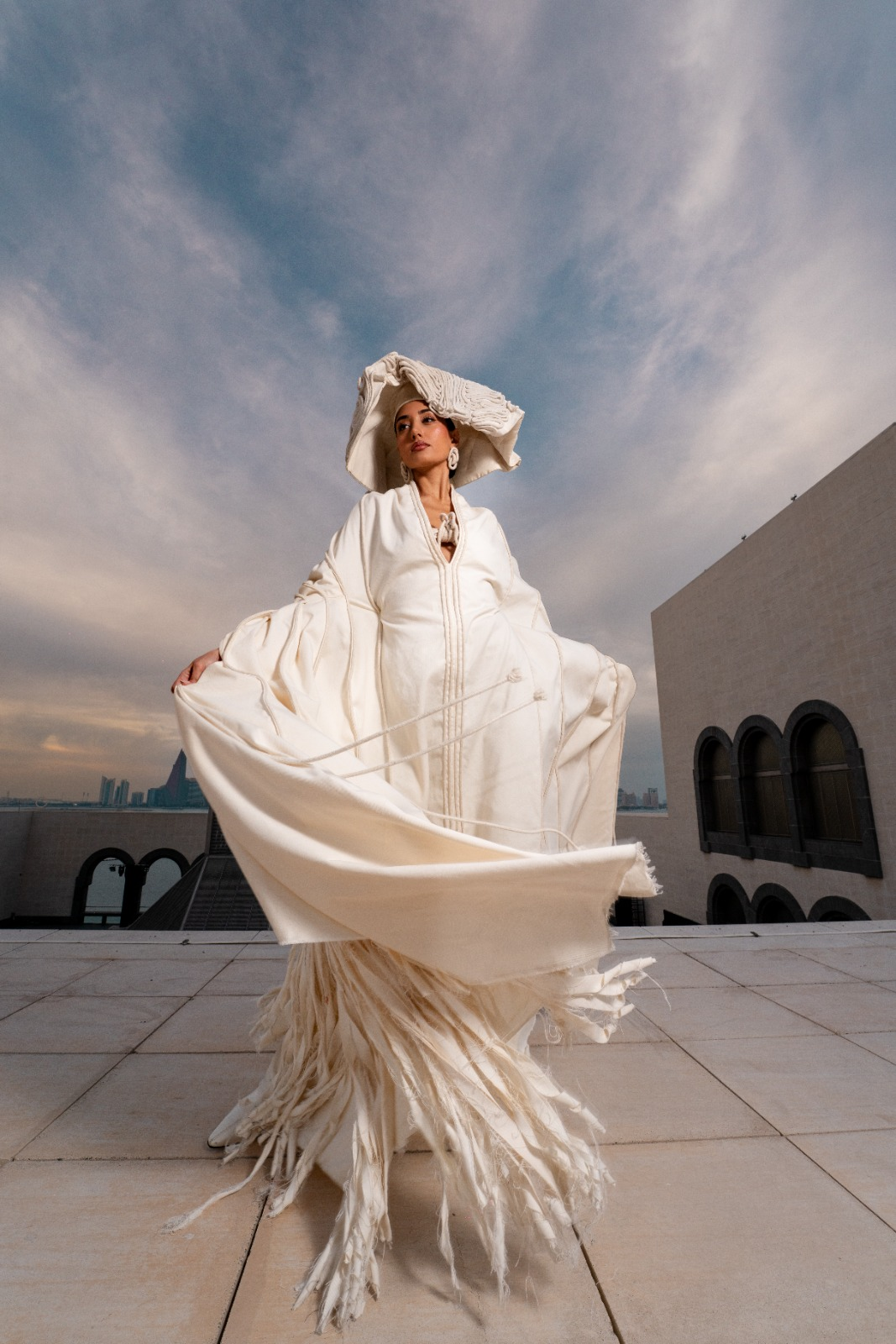 Editorial 04 — ivory rooftop composition
