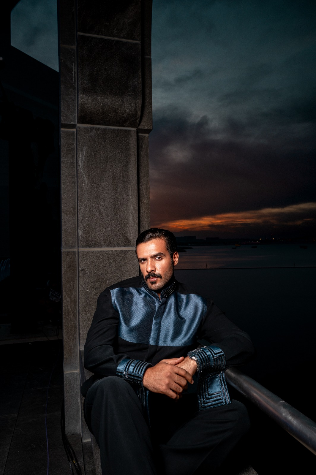 Portrait of Abdulrahman Alhamad, founder of THE /// PROJECT